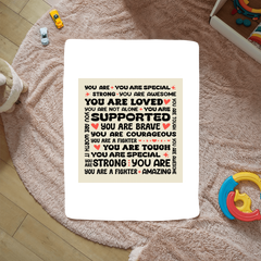 To My Daughter Braver (From Mom) – Sherpa Fleece Blanket